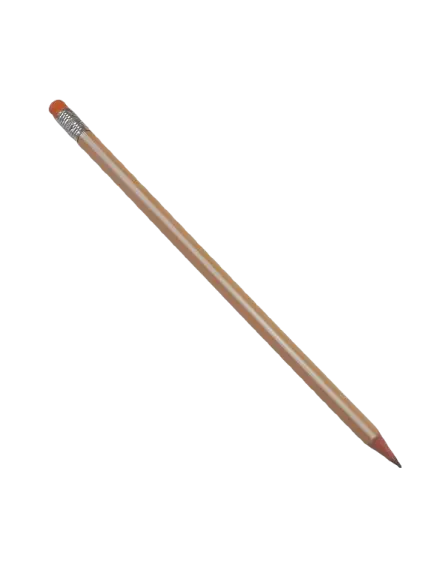Crayon à papier avec gomme intégrée