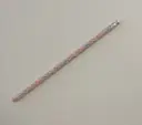 Crayon à papier en bois  décor kawaii avec gomme