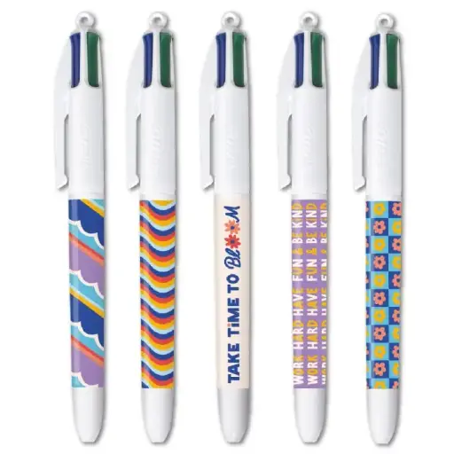 BIC® 4 Couleurs Édition Limitée « Feeling Groovy » by Studio Jonesie.